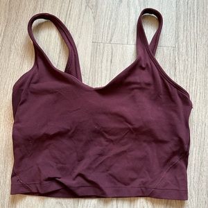 Lululemon - align tank - plum wine